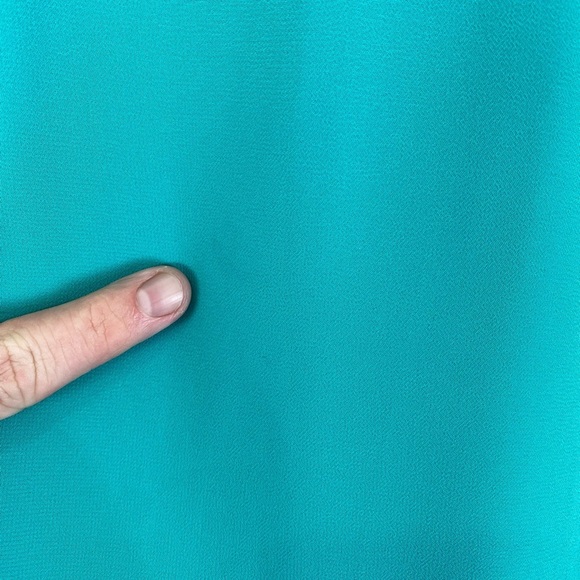 Gianni Bini Teal Blue Sheath Dress Maxi Dress size 8 Demur - Picture 8 of 11